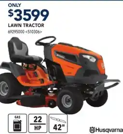 RONA HUSQVARNA LAWN TRACTOR offer