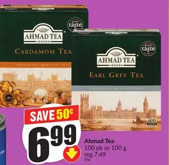 FreshCo Ahmad Tea 100 pk or 100 g offer