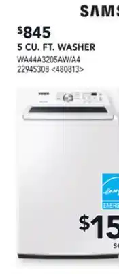 RONA 5 CU FT. WASHER offer