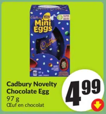 FreshCo Cadbury Novelty Chocolate Egg 97g offer