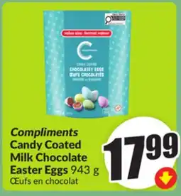 FreshCo Compliments Candy Coated Milk Chocolate Easter Eggs 943 g offer