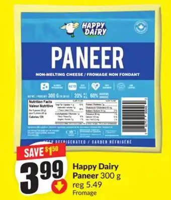 FreshCo Happy Dairy Paneer 300 g offer