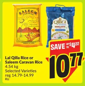 FreshCo Lal Qilla Rice or Saleem Caravan Rice Selected Varieties offer