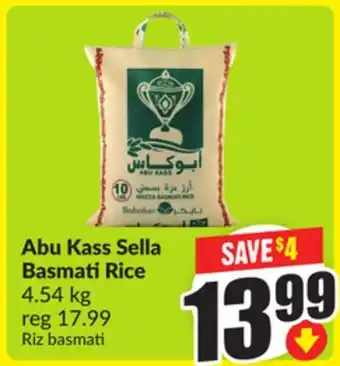 FreshCo Abu Kass Sella Basmati Rice offer