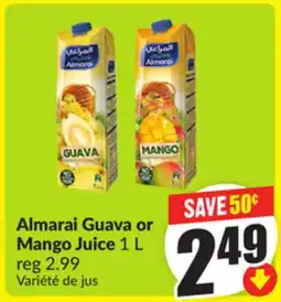 FreshCo Almarai Guava or Mango Juice 1 L offer