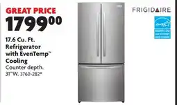 Home Hardware 17.6 Cu. Ft. Refrigerator with EvenTemp Cooling offer