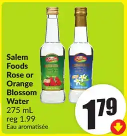 FreshCo Salem Foods Rose or Orange Blossom Water 275 mL offer