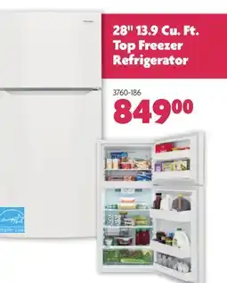 Home Hardware 28 13.9 Cu. Ft. Top Freezer Refrigerator offer