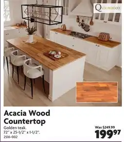 Home Hardware Acacia Wood Countertop offer