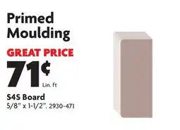 Home Hardware Primed Moulding S4S Board offer