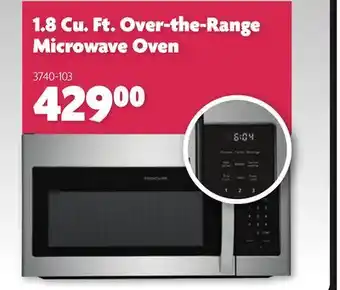 Home Hardware 1.8 Cu. Ft. Over-the-Range Microwave Oven offer