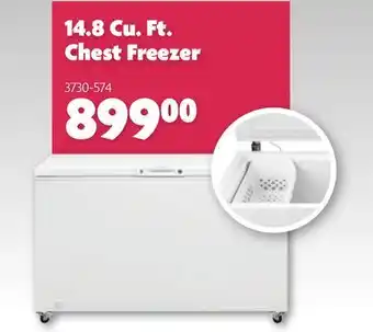 Home Hardware 14.8 Cu. Ft. Chest Freezer offer