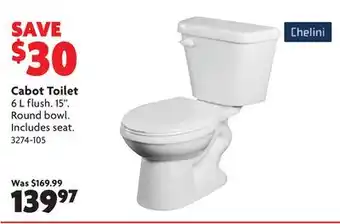 Home Hardware Cabot Round Toilet offer