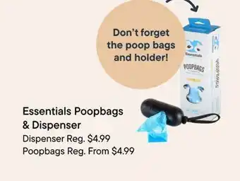 Petvalu Essentials Poopbags & Dispenser offer