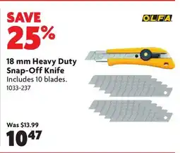 Home Hardware 18 mm Heavy Duty Snap-Off Knife offer