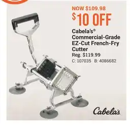 Cabela's Cabela's Commercial-Grade EZ-Cut French-Fry Cutter offer