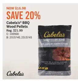 Cabela's Cabela's BBQ Wood Pellets offer