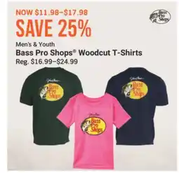 Cabela's Bass Pro Shops Woodcut T-Shirts offer