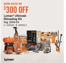 Cabela's Lyman Ultimate Reloading Kit offer