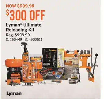 Cabela's Lyman Ultimate Reloading Kit offer