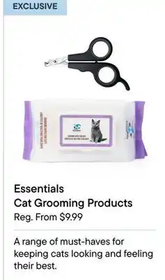 Petvalu Essentials Cat Grooming Products offer