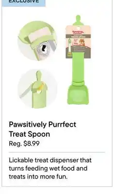 Petvalu Pawsitively Purrfect Treat Spoon offer