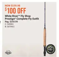 Cabela's White River Fly Shop Prestige Complete Fly Outfit offer