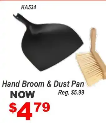 Oxford Mills Hand Broom & Dust Pan offer