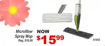 Oxford Mills Microfiber Spray Mop offer