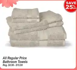 Oxford Mills Bathroom Towels offer