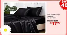 Oxford Mills Satin Solid Assorted Sheet Set offer