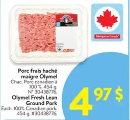 Walmart Olymel Fresh Lean Ground Pork offer