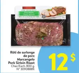 Walmart Pork Sirloin Roast offer