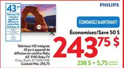 Walmart 43 FHD Roku TV offer