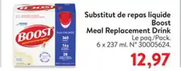 Walmart Boost Meal Replacement Drink offer