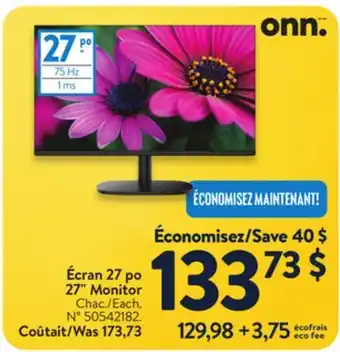 Walmart 27 Monitor offer