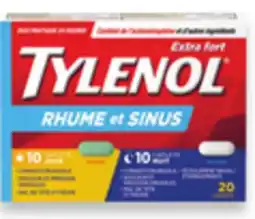 Walmart Tylenol Cold & Sinus 20s offer