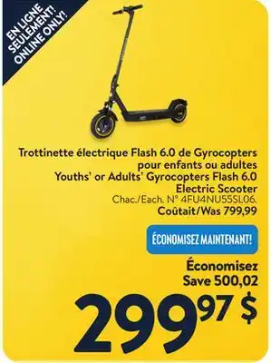 Walmart Youths' Electric Scooter offer