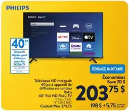 Walmart Roku 40 Full HD Roku TV offer