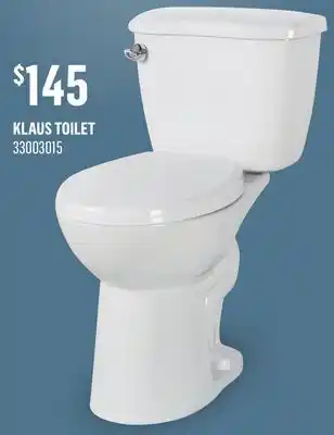 Canac Klaus Toilet offer