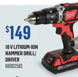 Canac 18 V Lithium-ion Hammer Drill/Driver offer