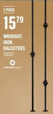 Canac Wrought Iron Balusters offer