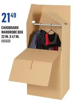 Canac Cardboard Wardrobe Box 23 in. x 47 in offer