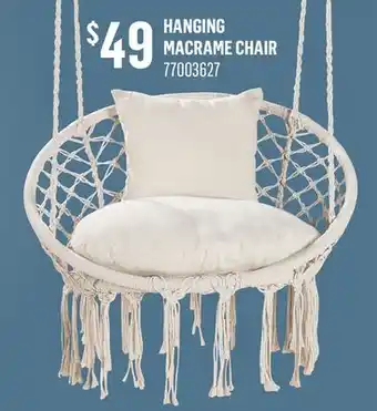 Canac Hanging Macrame Chair offer