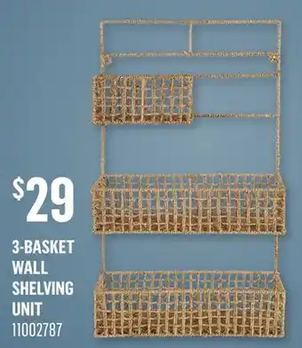 Canac 3-Basket Wall Shelving Unit offer