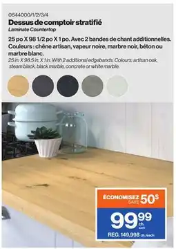 Patrick Morin Laminate Countertop offer