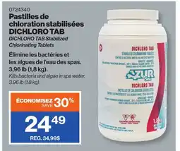 Patrick Morin DICHLORO TAB Stabilized Chlorinating Tablets offer