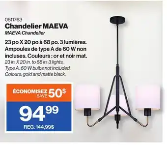 Patrick Morin MAEVA Chandelier offer