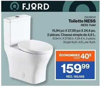 Patrick Morin NESS Toilet offer