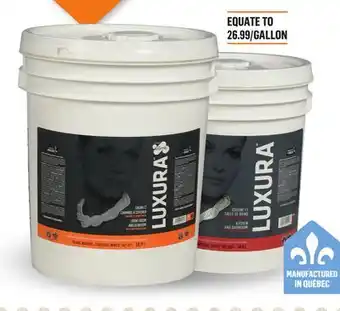 Canac Luxura Interior Wall Latex Paint Ultimate White 18.9 L offer